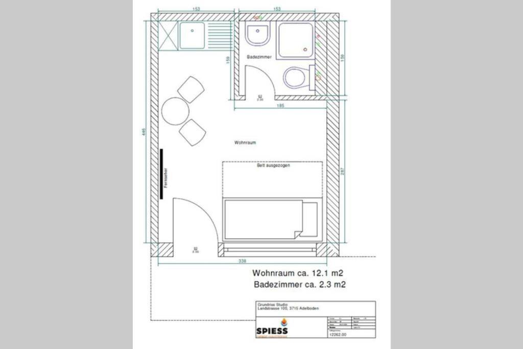 Studio Im Modernen Alpenstyle 阿德尔博登 外观 照片